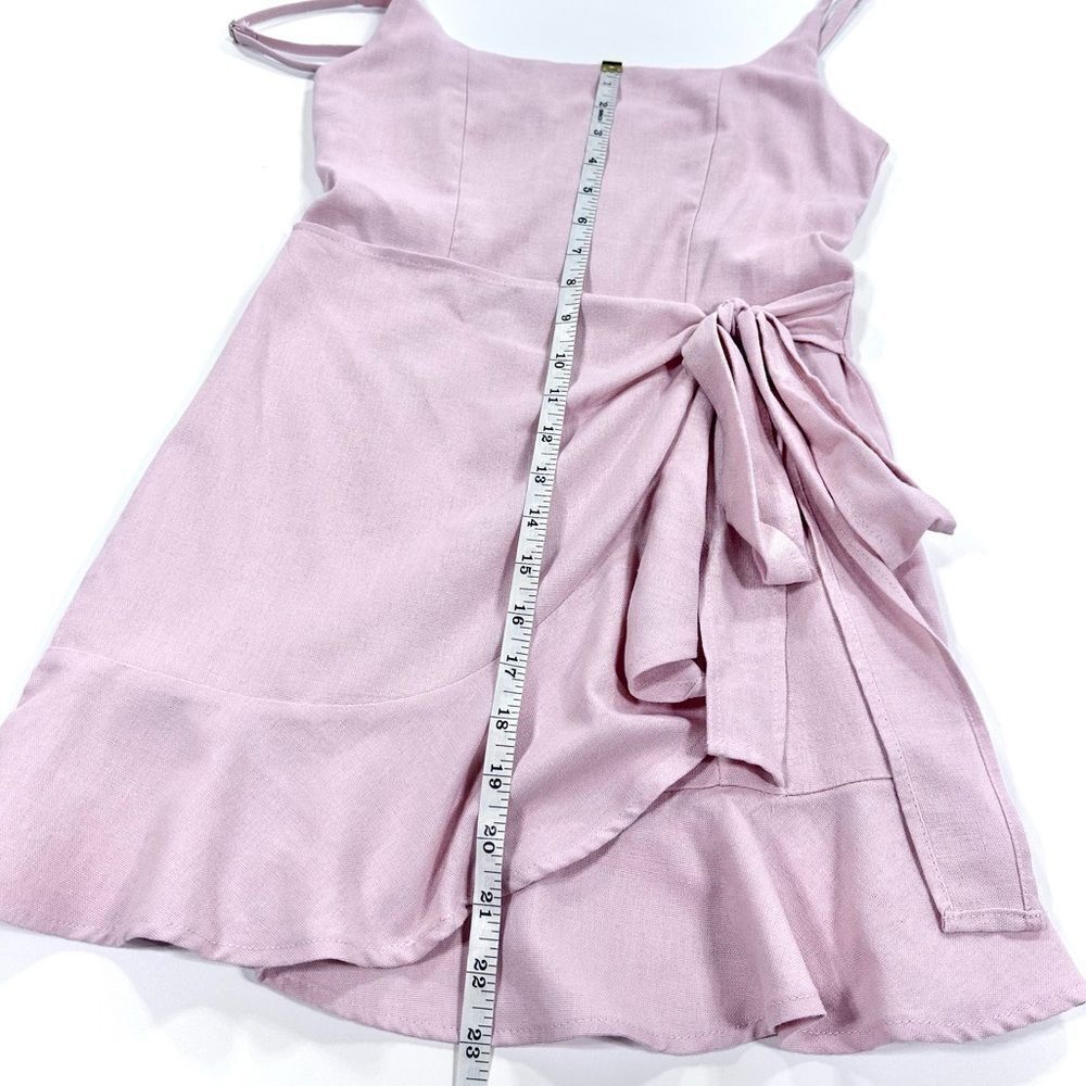 Princess Polly pink cotton spaghetti strap mini dress 2 - Picture 11 of 11